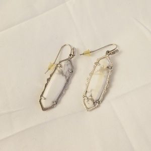 Kendra Scott howlite earrings